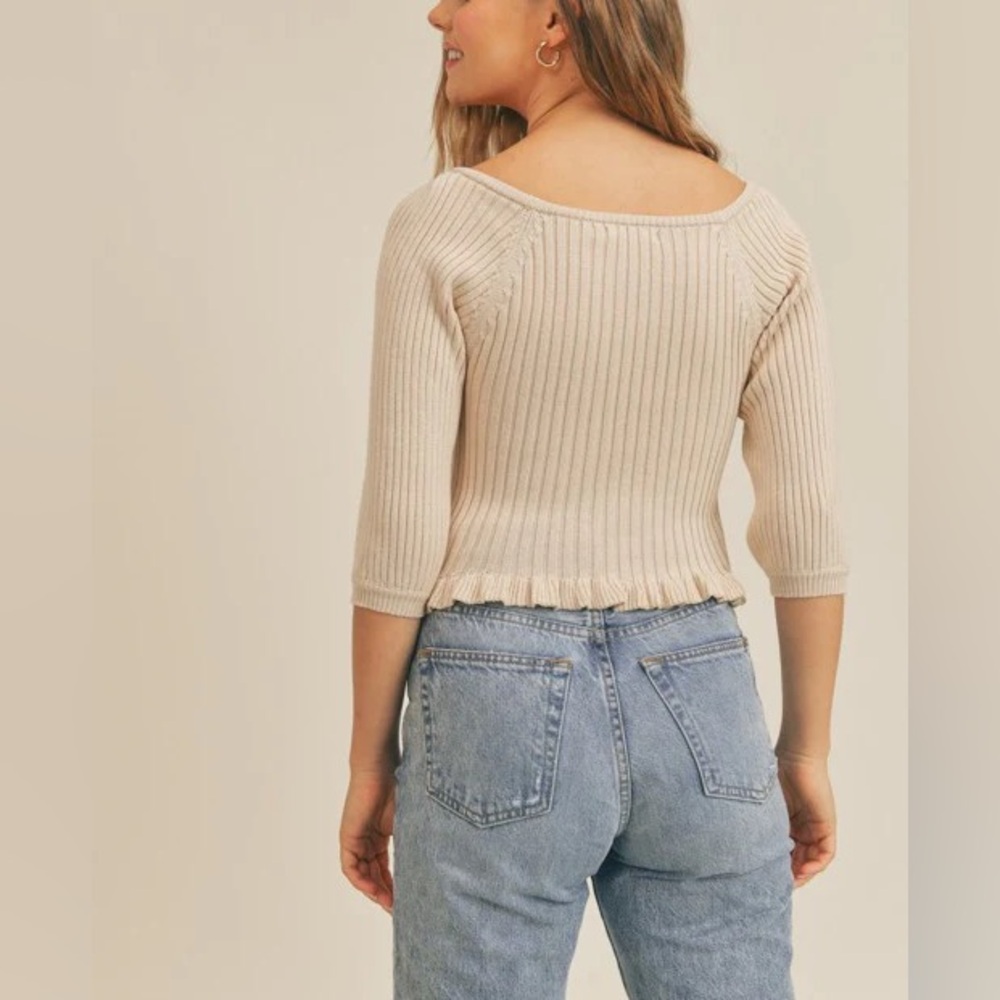 Lush Ribbed Knit Top - Picture 3 of 4